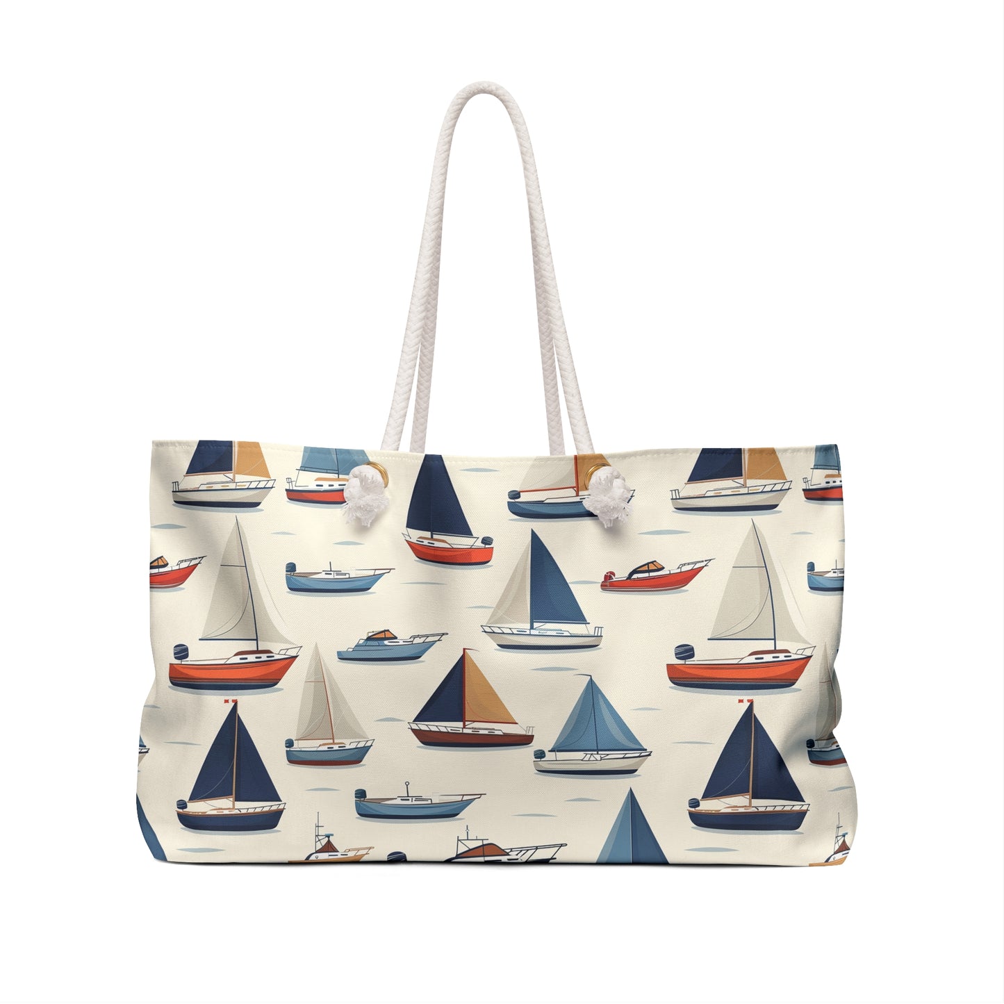 Boat Print Beach Bag