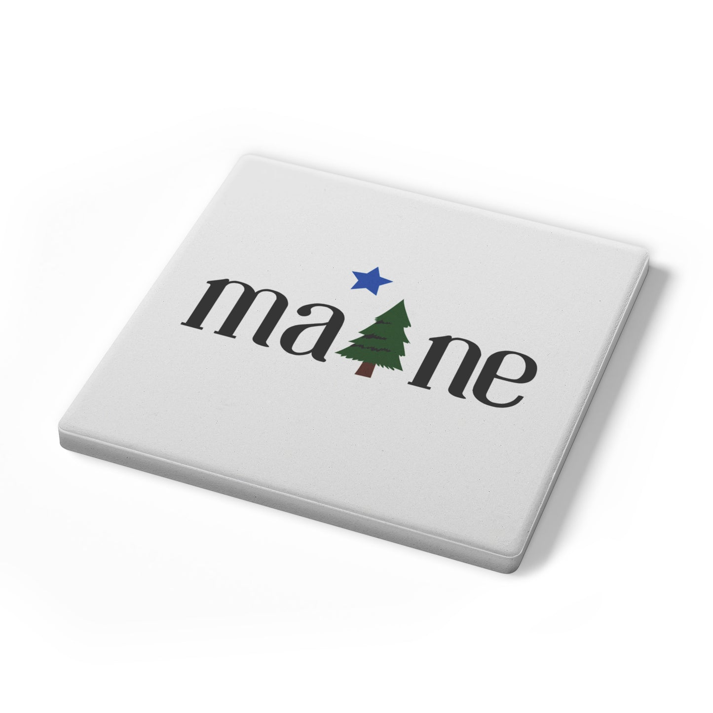 1901 Maine Flag Coaster (set of 4)