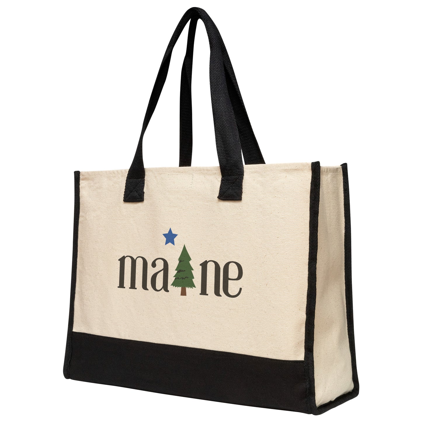 1901 Maine Flag Two-Tone Tote