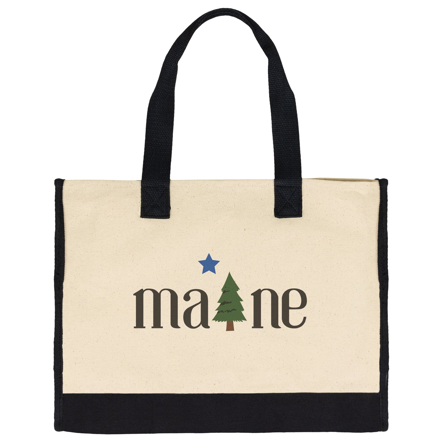 1901 Maine Flag Two-Tone Tote