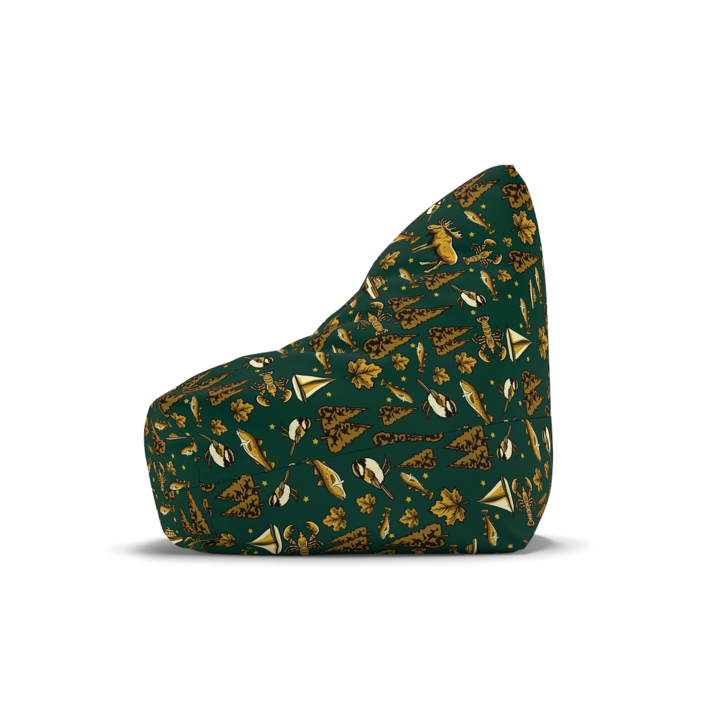 Maine Camp Fabric - Fill Yourself Bean Bag Chair Cover (Filling Not Included - link to fill available)