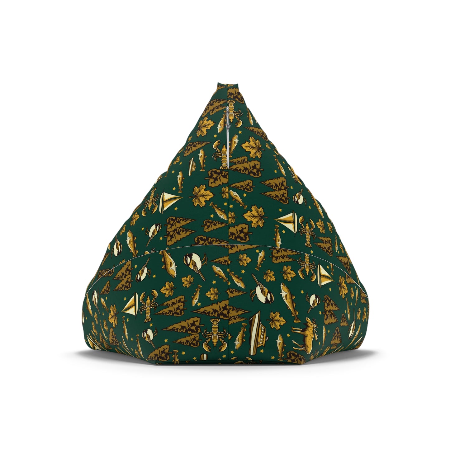 Maine Camp Fabric - Fill Yourself Bean Bag Chair Cover (Filling Not Included - link to fill available)