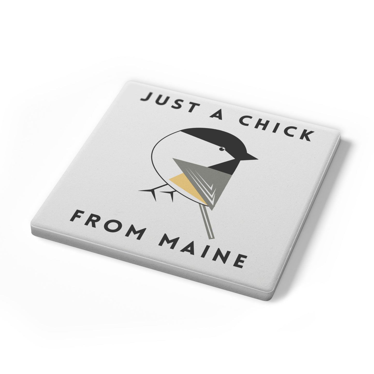 Just a Chick From Maine Stone Coasters (set of 4)
