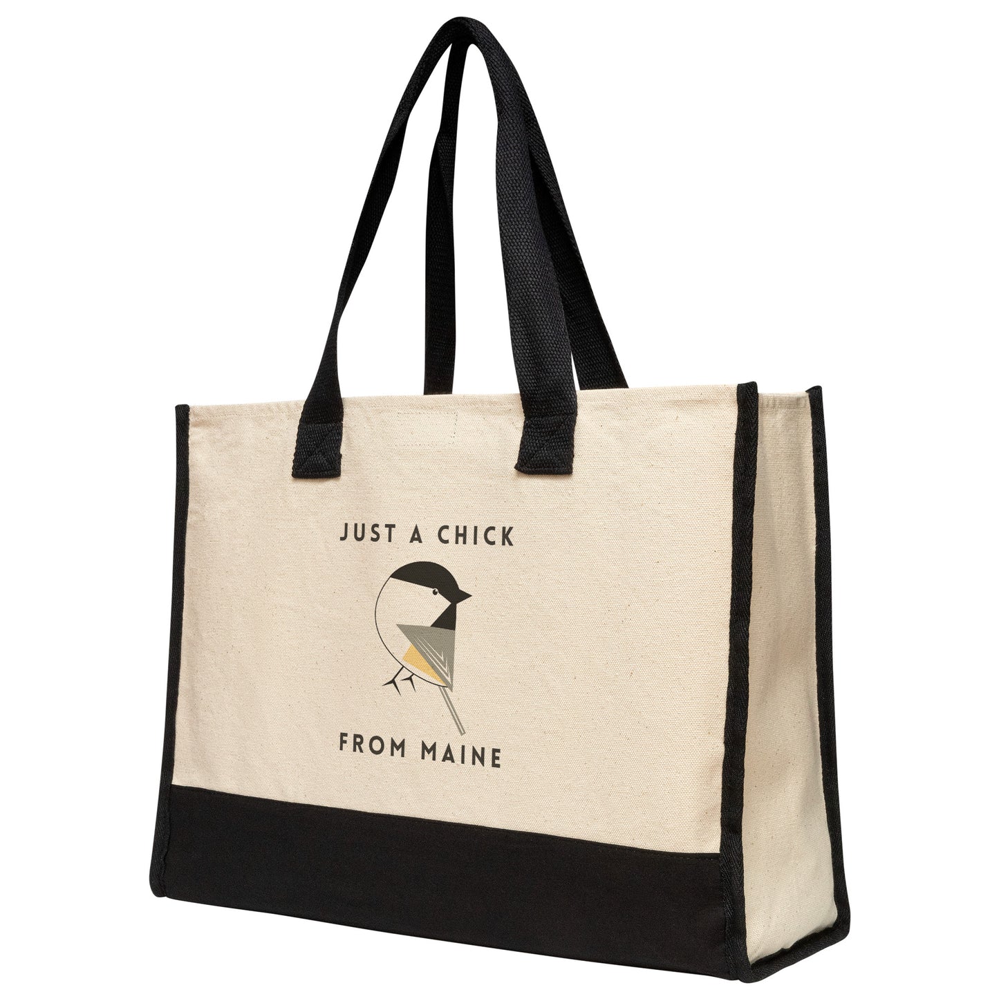 Just a Chick From Maine Two-Tone Tote