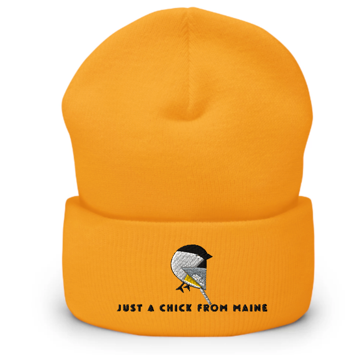 Just a Chick From Maine Cuffed Beanie