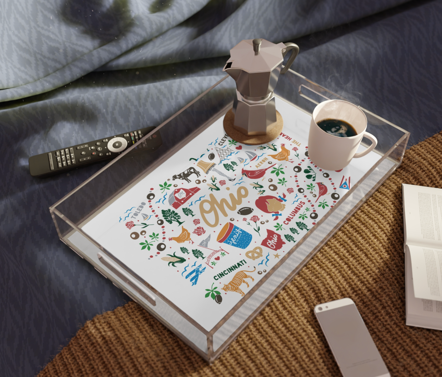 The Buckeye Icons Serving Tray