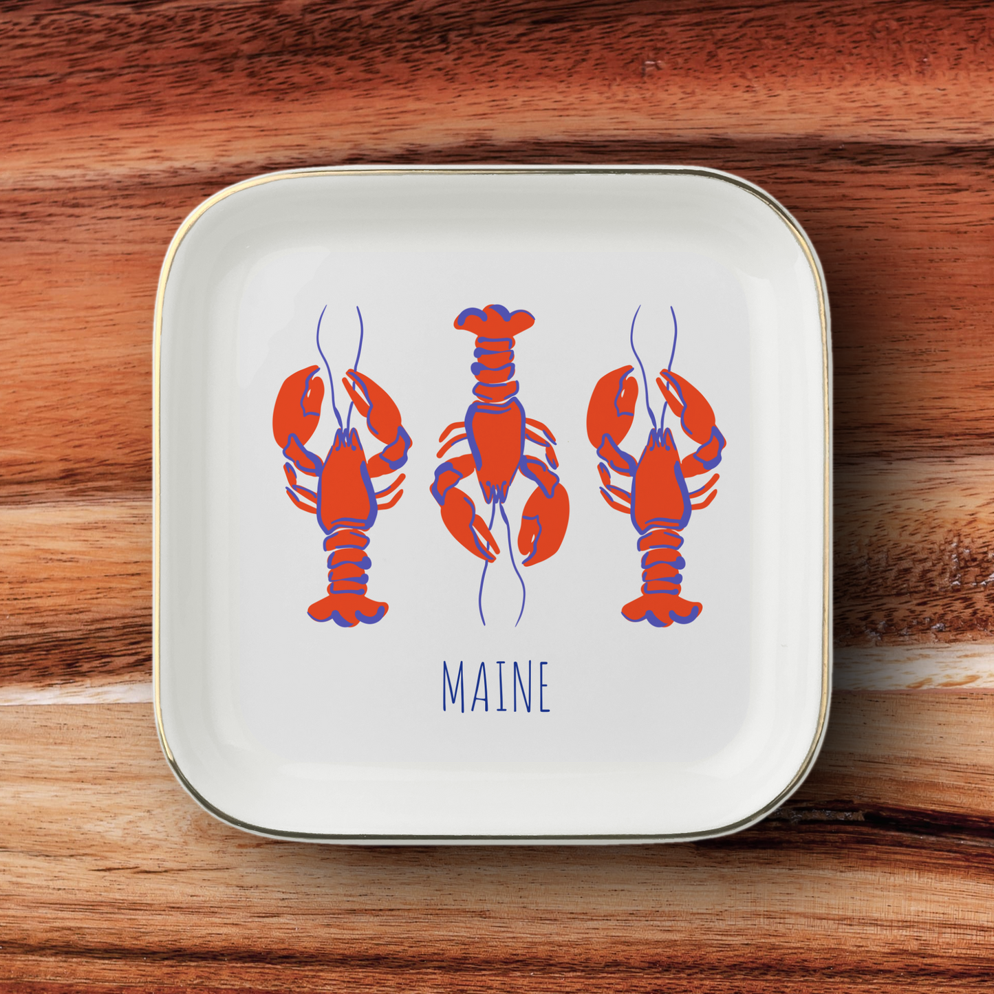 Maine Lobster Jewelry Dish