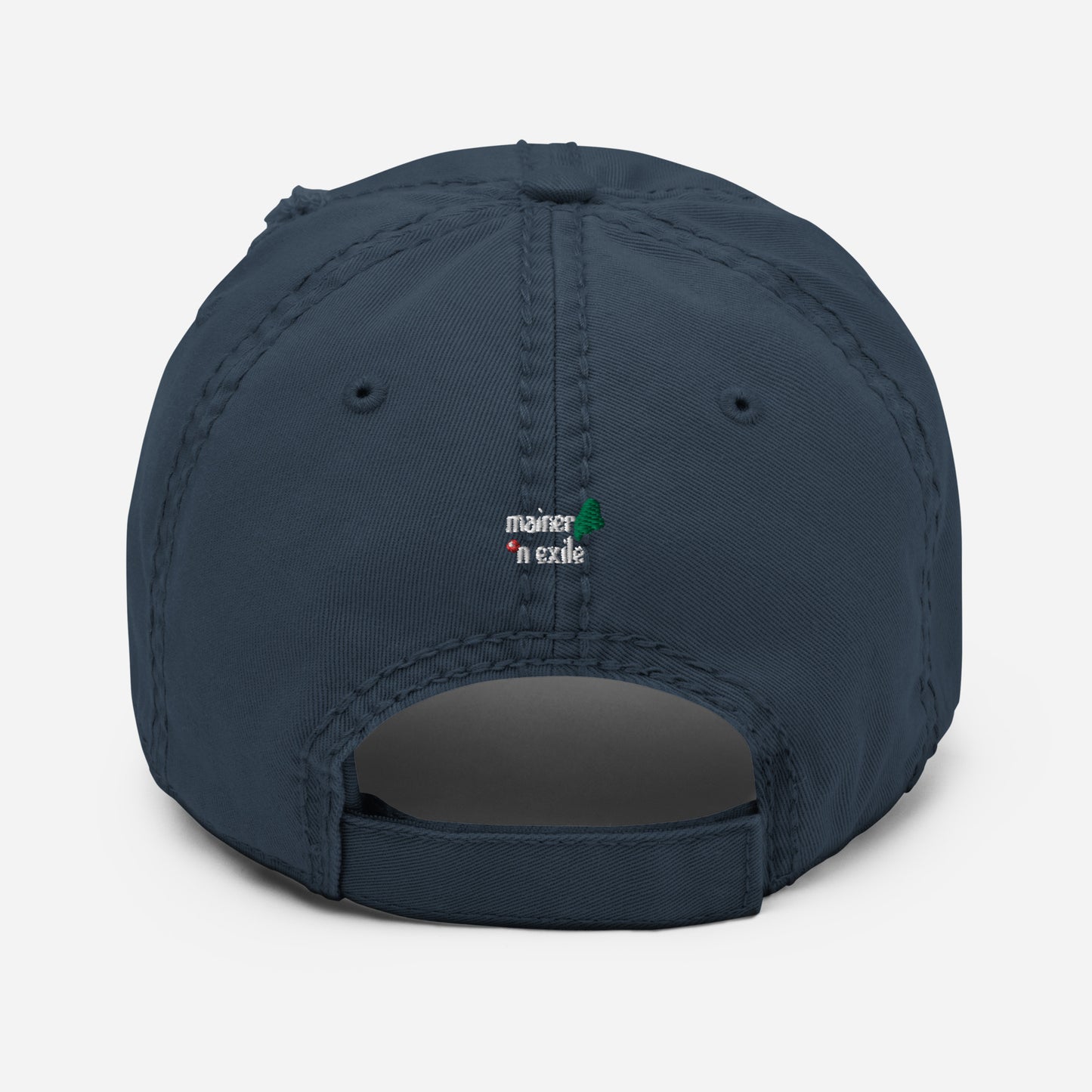 Mainer In Exile Dad Hat (distressed) - Featured in Down East Magazine Gift Guide