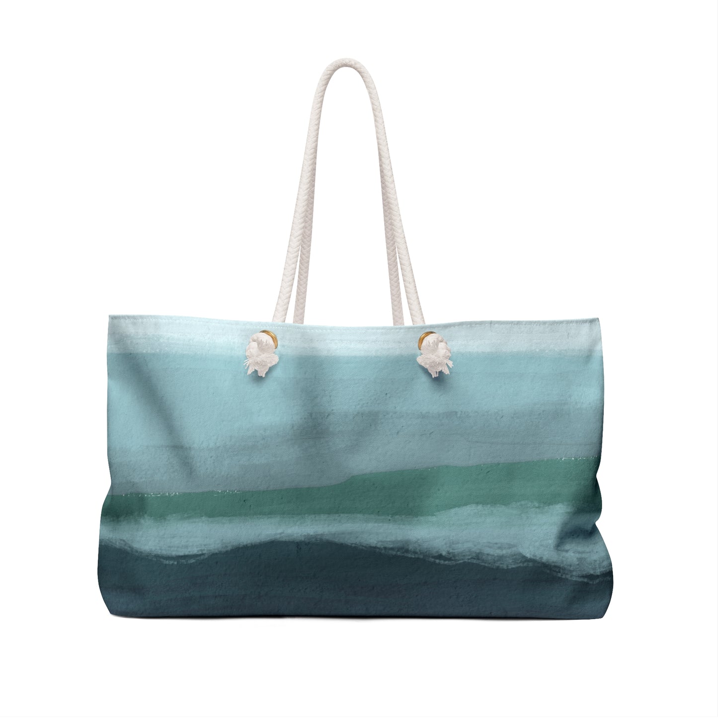 Coastal Wave Tote Bag, Oversized Beach Bag
