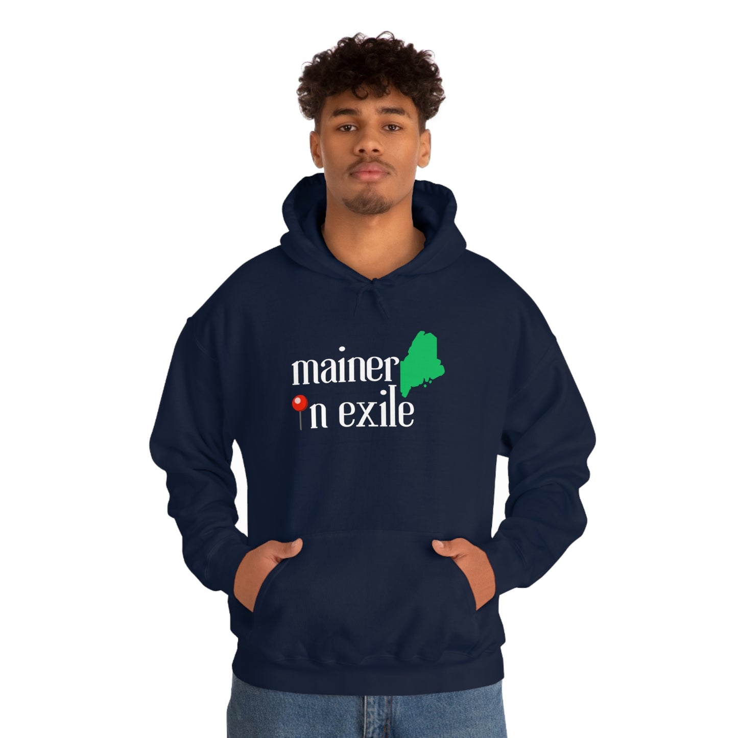 Mainer in Exile Unisex Heavy Blend™ Hoodie