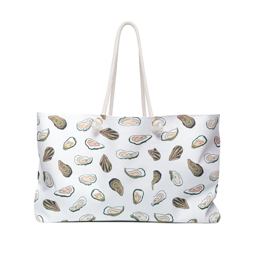 Oyster Print Beach Bag