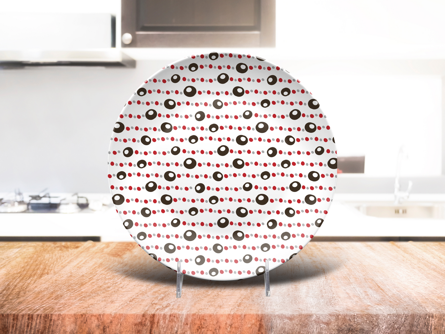 Buckeye Necklace Pattern 10" Plate
