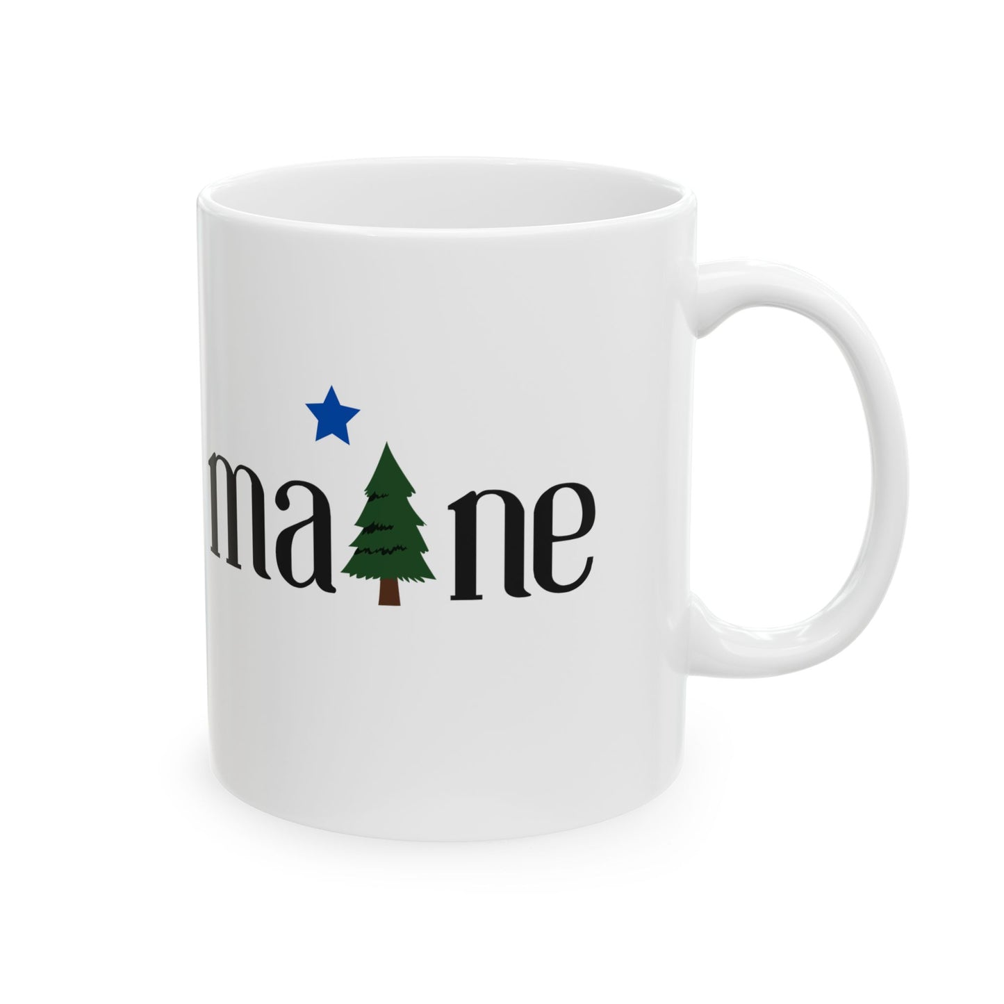 1901 Maine Flag Ceramic Mug, (11oz, 15oz)