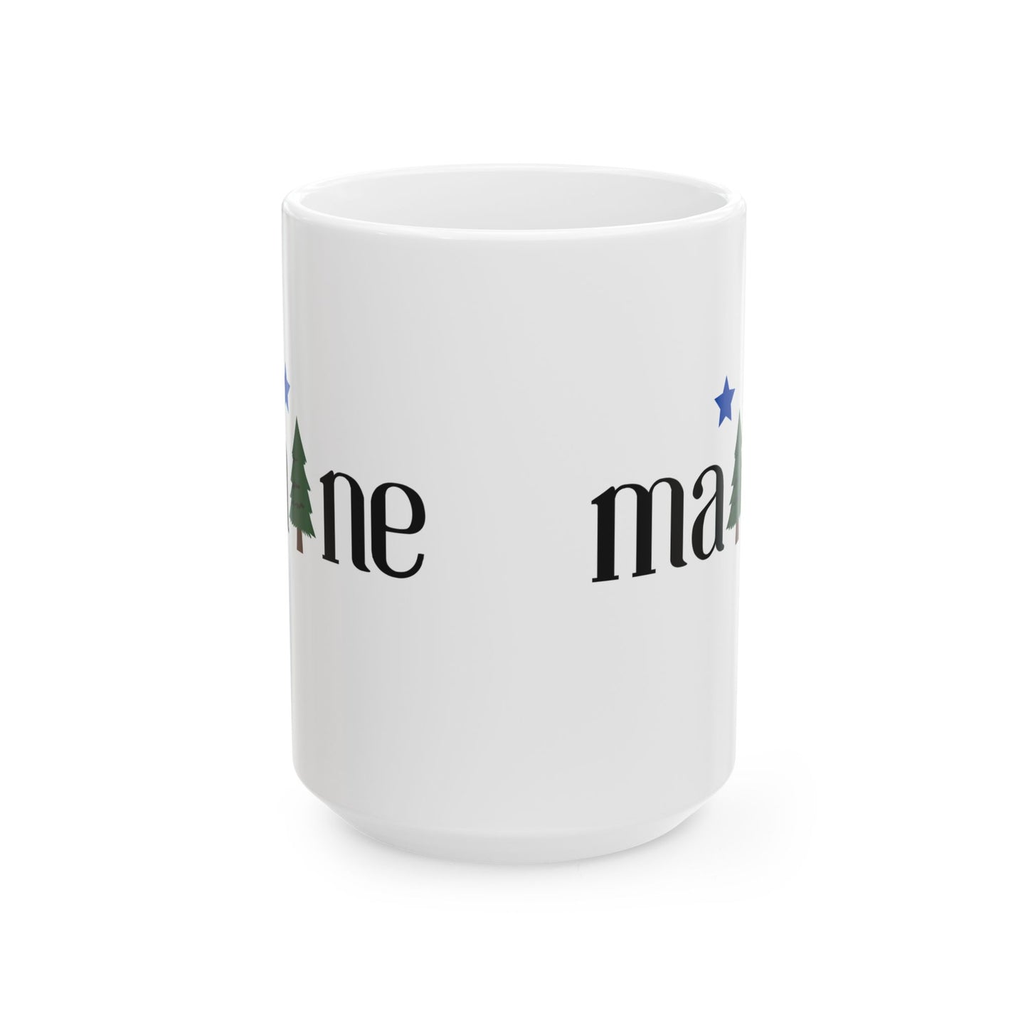 1901 Maine Flag Ceramic Mug, (11oz, 15oz)