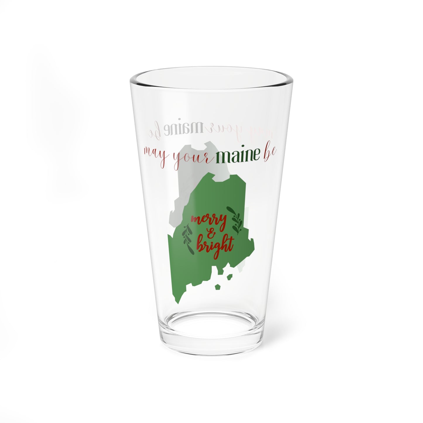 May Your Maine be Merry & Bright Pint Glass