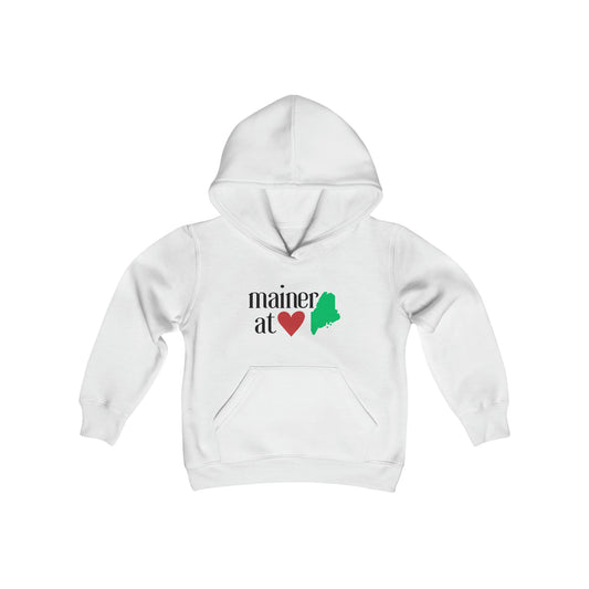 Mainer at Heart Youth Heavy Blend Hooded Sweatshirt