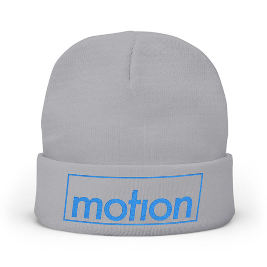Motion Embroidered Knit Beanie - (outlined logo)