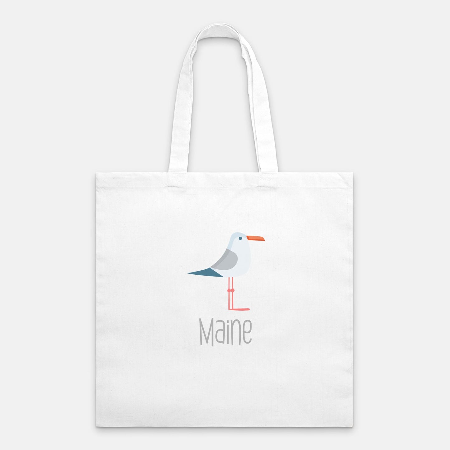 Maine Seagull Lightweight Tote Bag