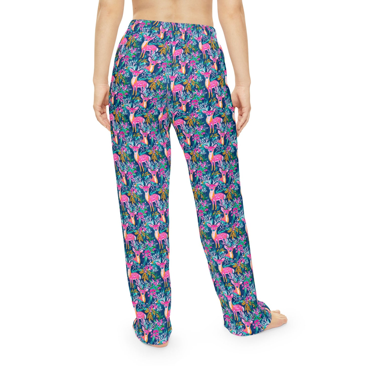 Women's Holiday Deer Pajama Lounge Pants