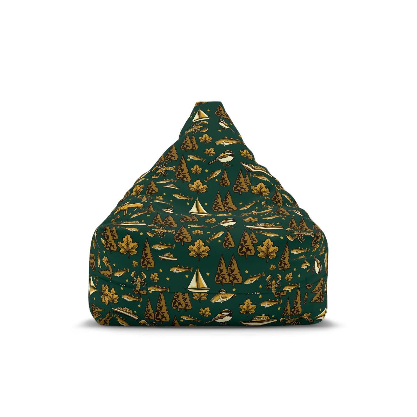 Maine Camp Fabric - Fill Yourself Bean Bag Chair Cover (Filling Not Included - link to fill available)