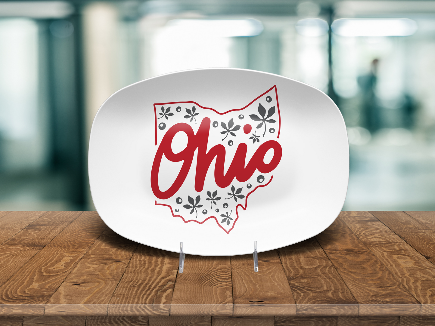 Scarlet & Gray Ohio Plater