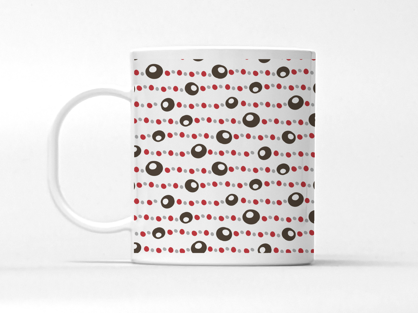 Buckeye Necklace Pattern 11 oz. Poly Mug