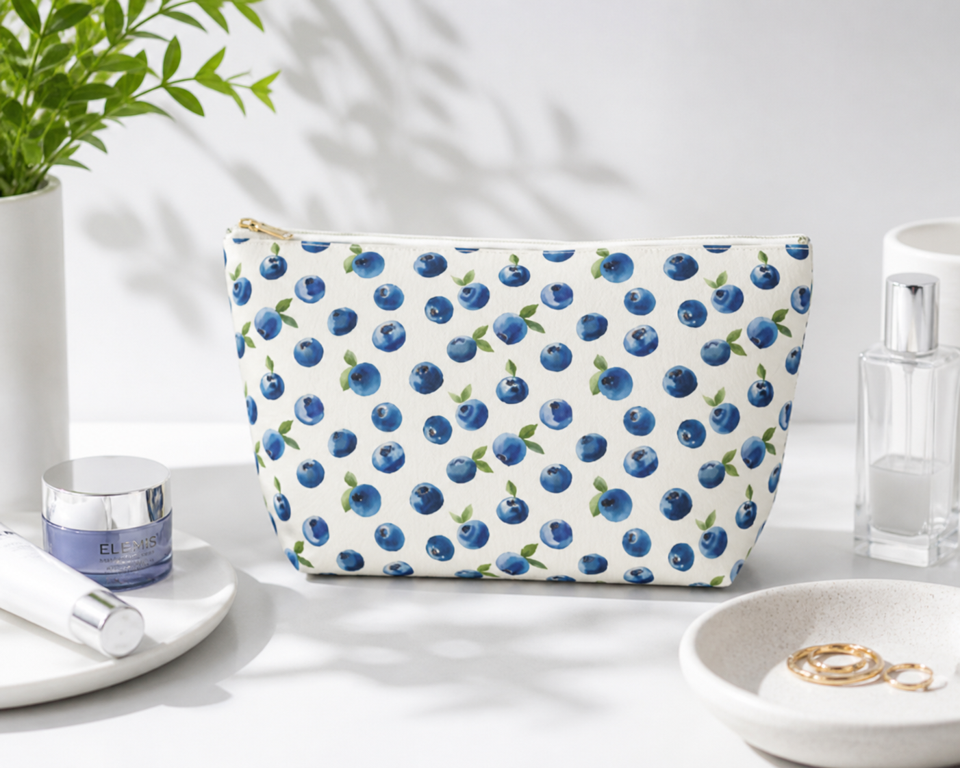 Maine Blueberry Zipper Pouch