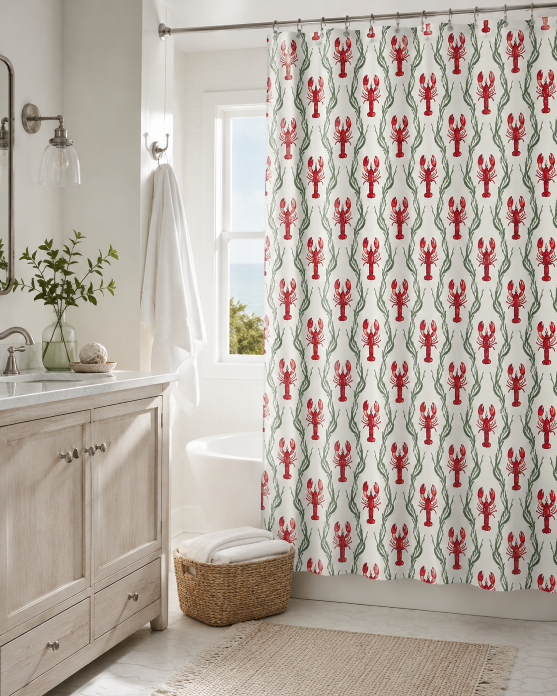 Lobster Shower Curtain