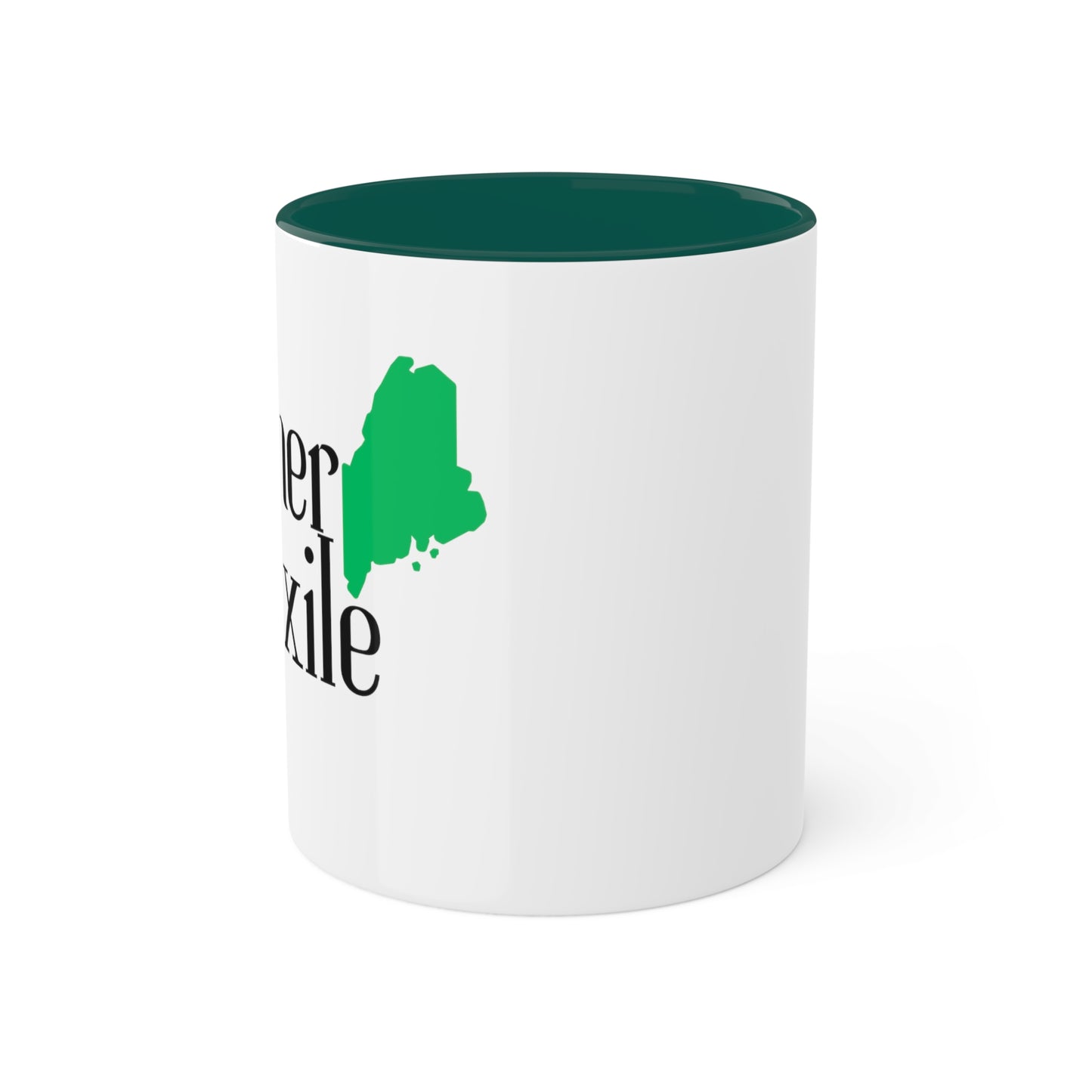 Mainer In Exile Logo Color Mugs, 11oz