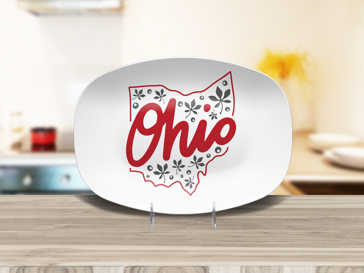 Scarlet & Gray Ohio Plater