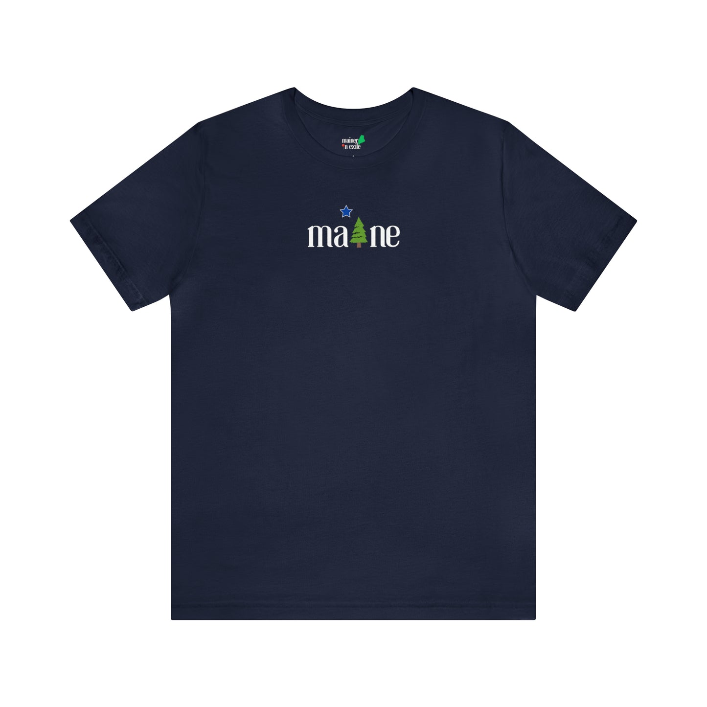 Maine T-Shirt with Pine Tree and North Star - 1901 Maine Flag