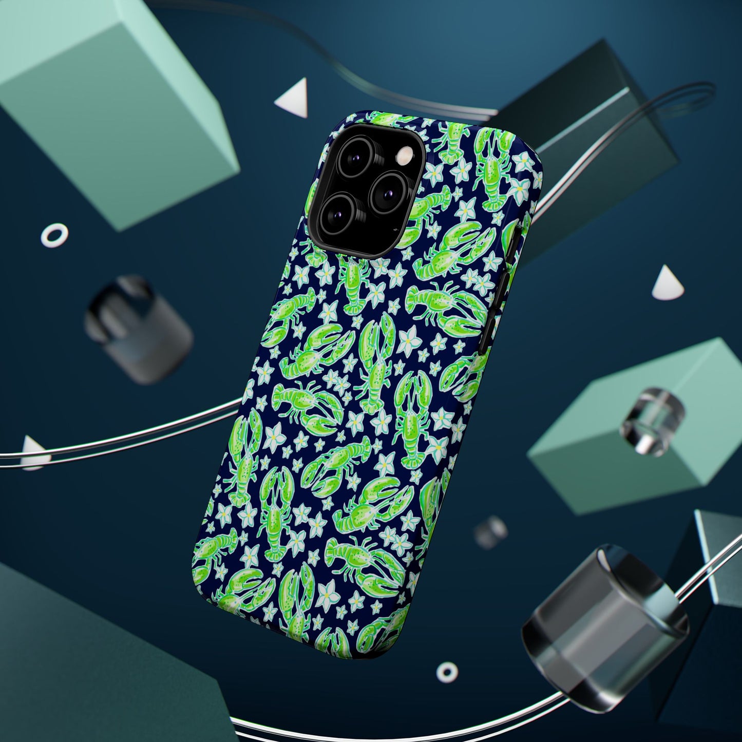 Lobster Print Magnetic Tough Case for iPhone