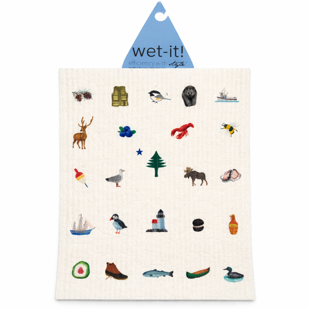 Swedish Dish Cloth - Maine Icons