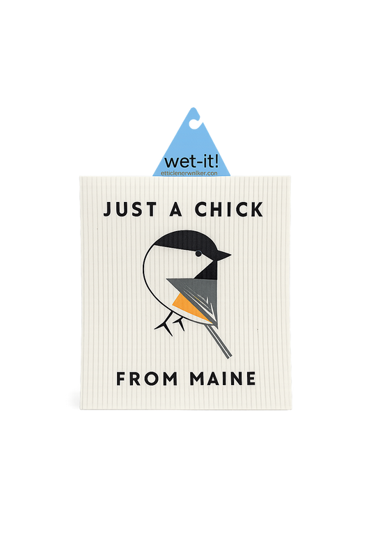 Swedish Dish Cloth - Just a Chick from Maine