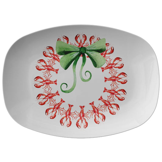 Maine Lobster Wreath 10 X 14 Platter
