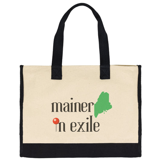 Mainer in Exile Two Tone Tote