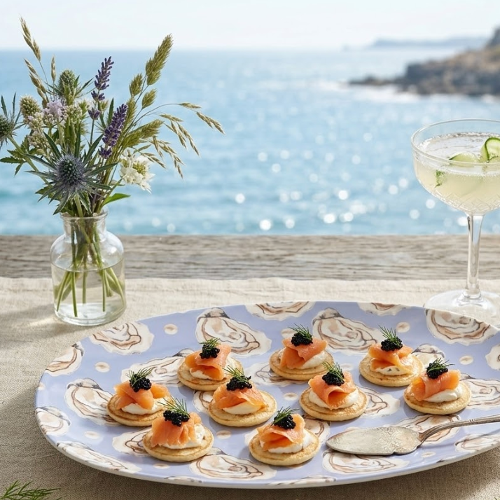 Oyster Platter - Blue