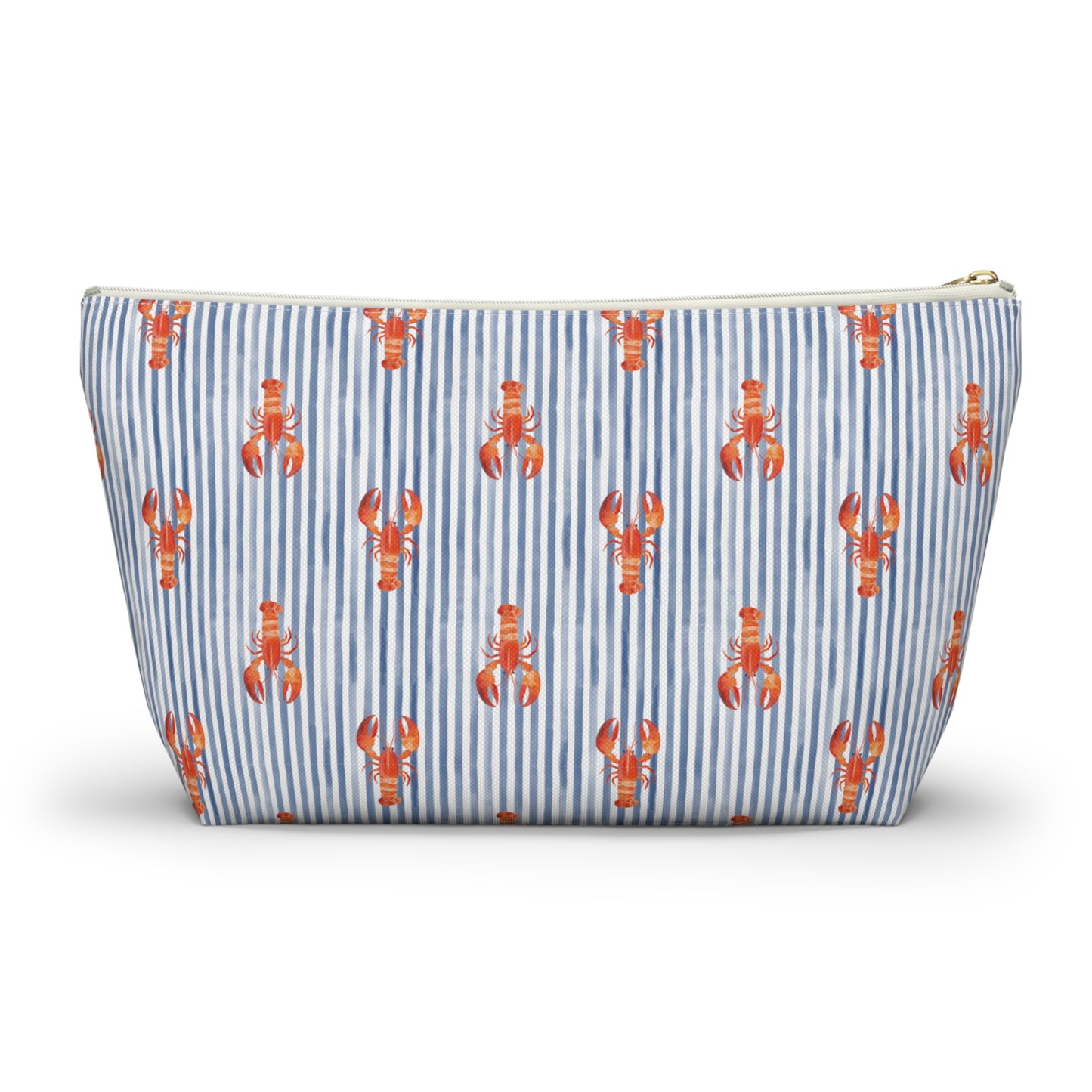 Blue Stripe Lobster T-Bottom Pouch