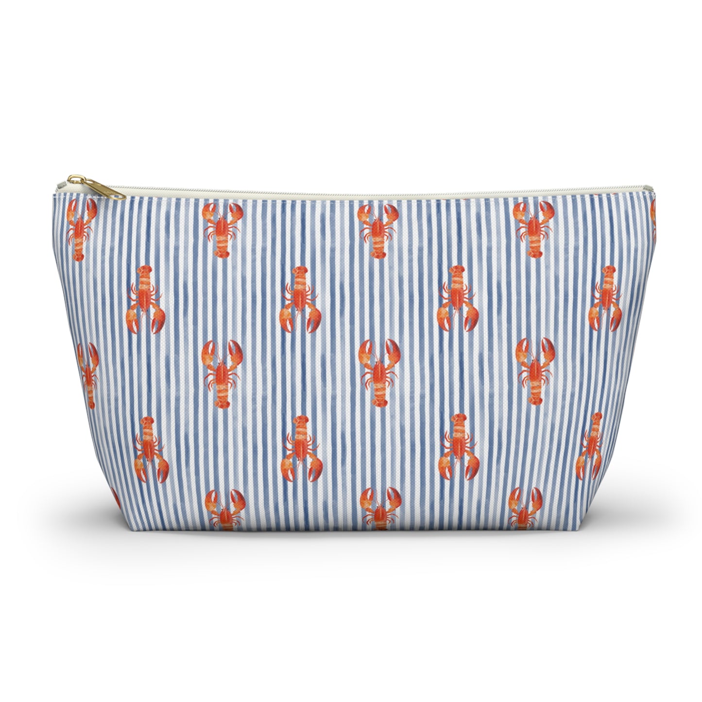 Blue Stripe Lobster T-Bottom Pouch