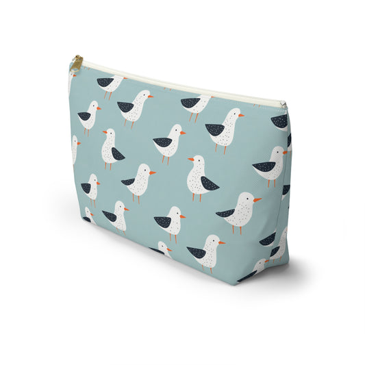 Seagull Zipper Pouch / Makeup Bag