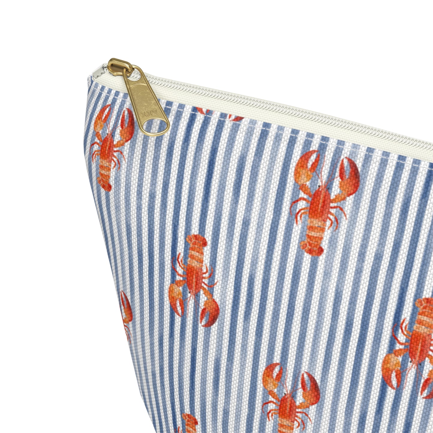 Blue Stripe Lobster T-Bottom Pouch
