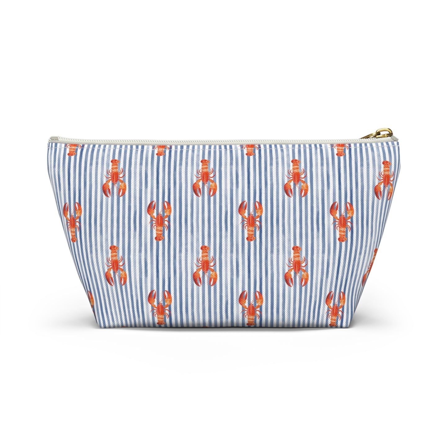 Blue Stripe Lobster T-Bottom Pouch