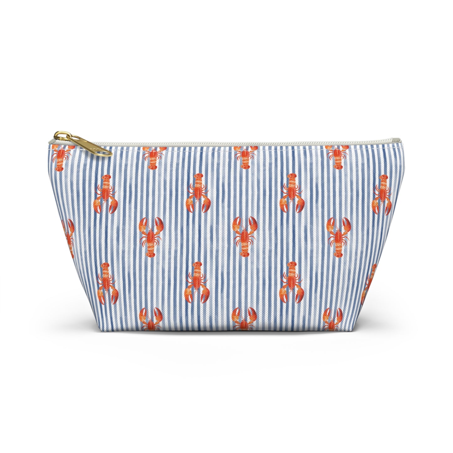 Blue Stripe Lobster T-Bottom Pouch