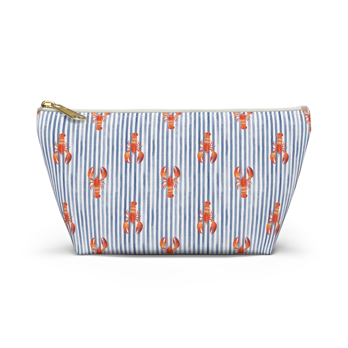 Blue Stripe Lobster T-Bottom Pouch