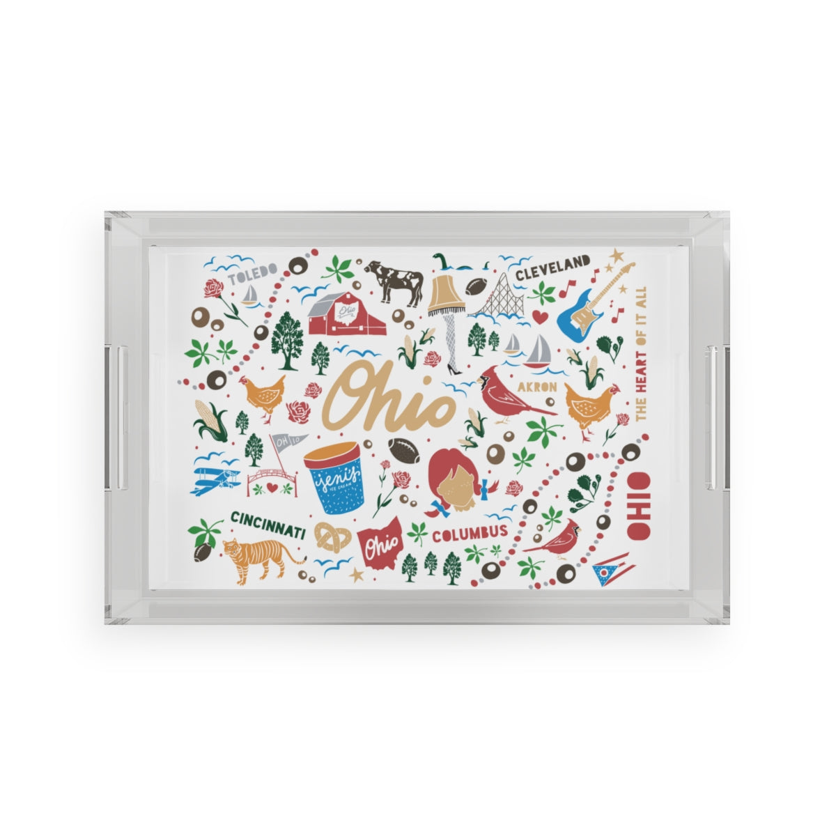 The Buckeye Icons Serving Tray