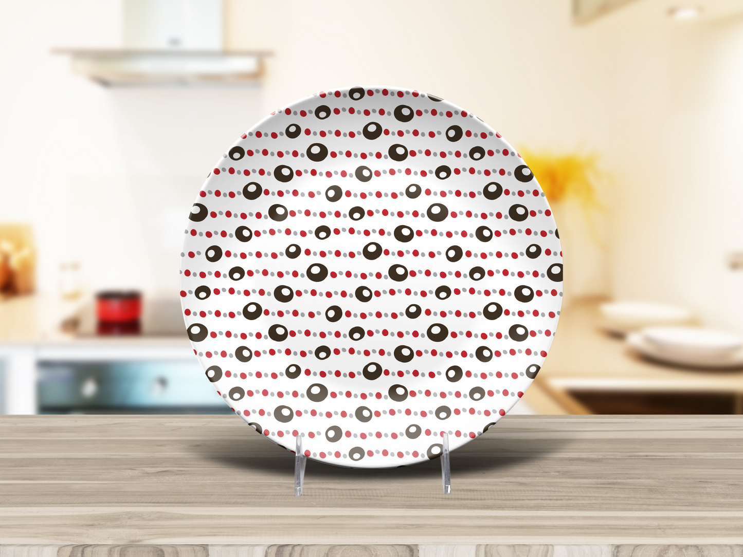 Buckeye Necklace Pattern 10" Plate