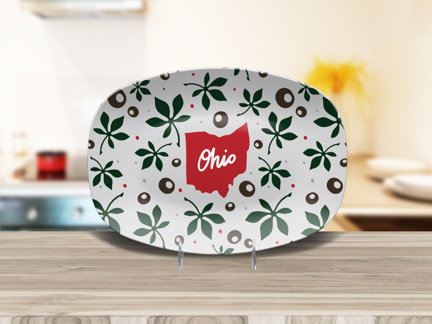 Ohio State Buckeye Platter