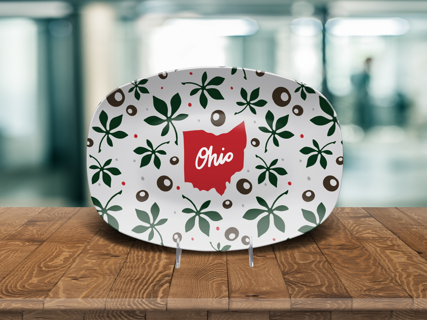 Ohio State Buckeye Platter