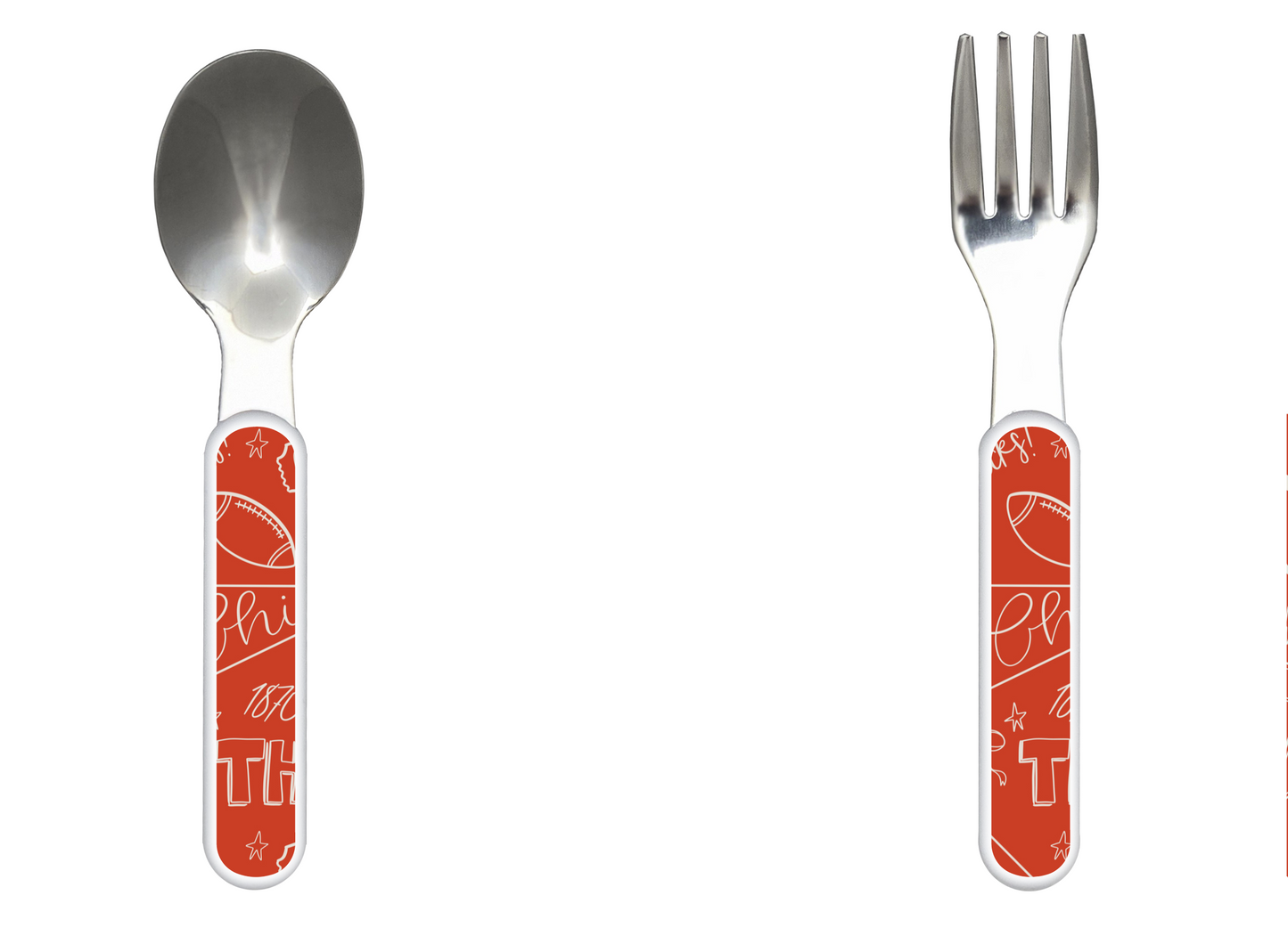 Ohio Kids Silverware Set (Fork and Spoon)