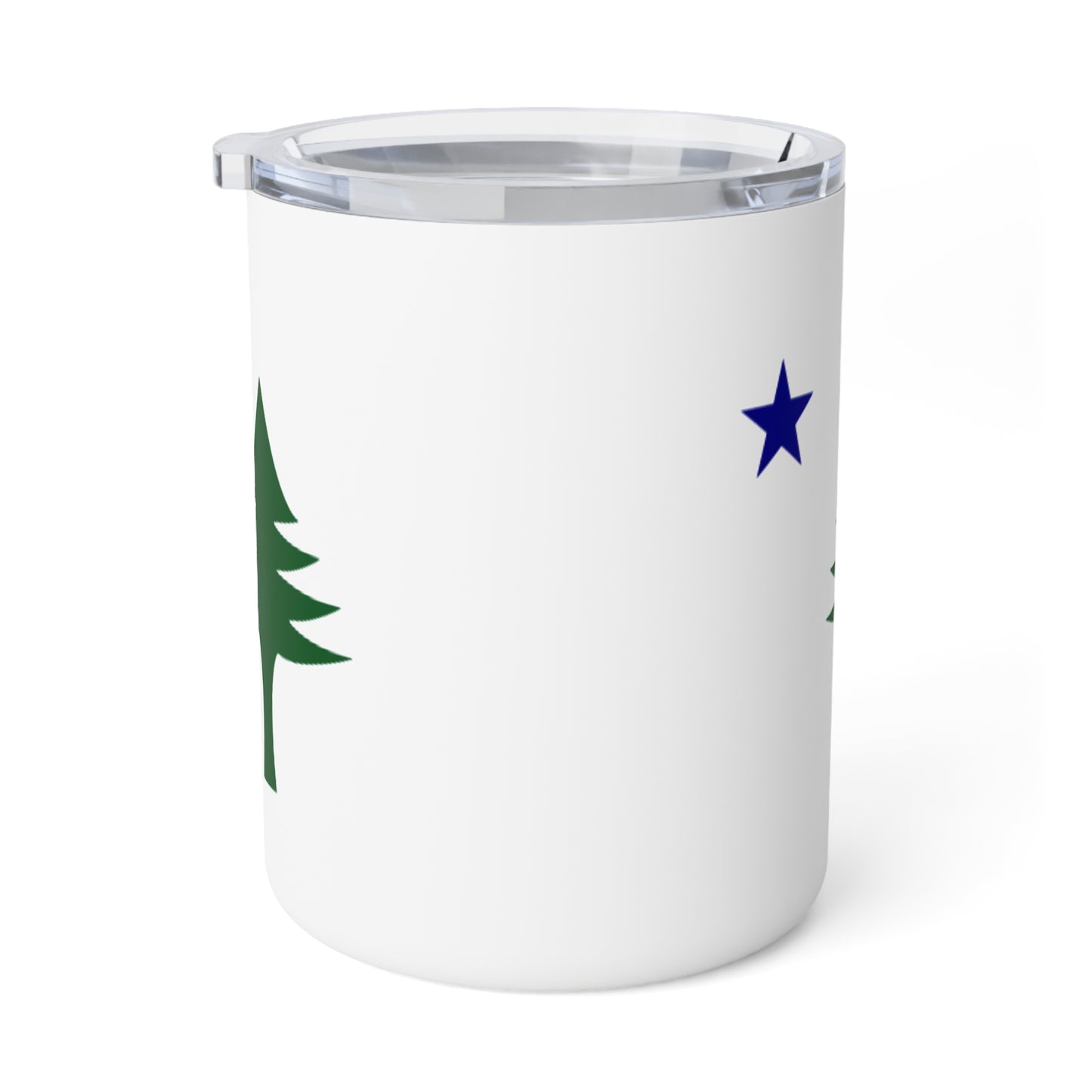 Maine 1901 Flag Insulated Coffee Mug (10 oz) | Pine Tree & North Star | Stainless Steel Travel Mug